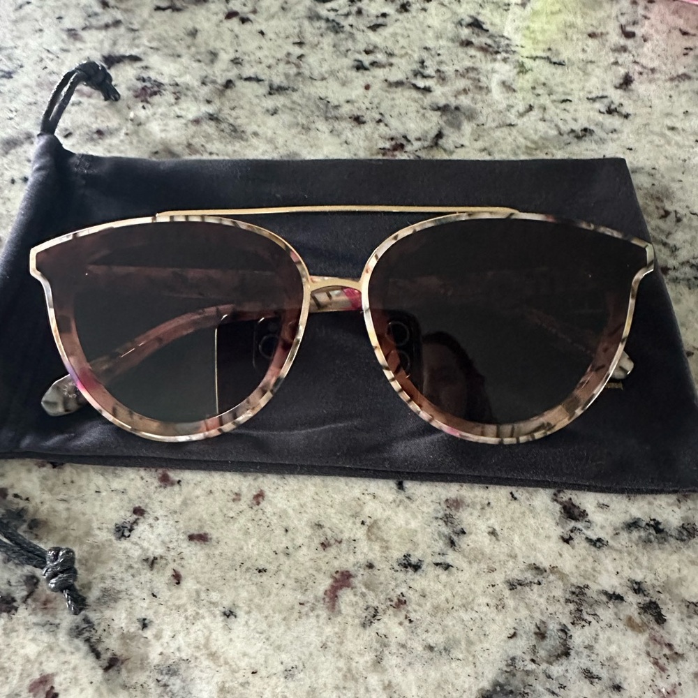 Krewe Clio Nylon 18k Sunglasses